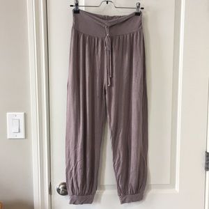 Grey harem joggers